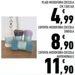 Conad Superstore Plaid microfibra coccola offerta