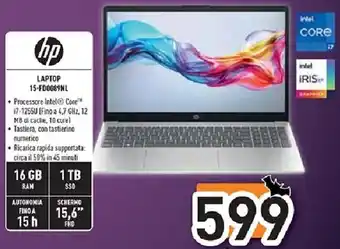 Hp LAPTOP 15-FD0089NL