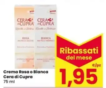 Eurospar Crema Rosa o Bianca Cera di Cupra offerta