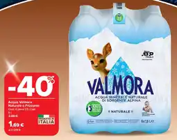 Carrefour Market Acqua Valmora Naturale o Frizzante offerta