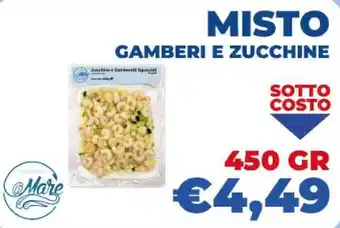 Fish's King Misto gamberi e zucchine offerta