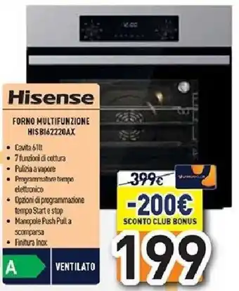 Hisense FORNO MULTIFUNZIONE HIS B162220AX