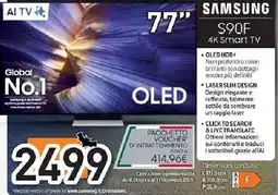 Unieuro SAMSUNG S90F 4K Smart TV offerta
