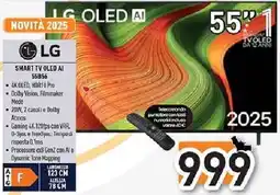 Unieuro LG SMART TV OLED AI 55B56 offerta