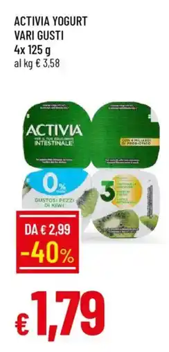 IperFamila Activia yogurt offerta