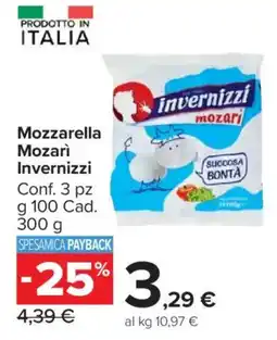 Carrefour Market Mozzarella Mozarì Invernizzi offerta
