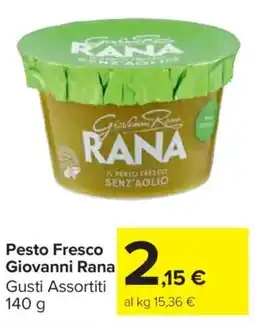 Carrefour Market Pesto Fresco Giovanni Rana offerta