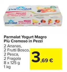 Carrefour Market Parmalat Yogurt Magro Più Cremoso in Pezzi offerta