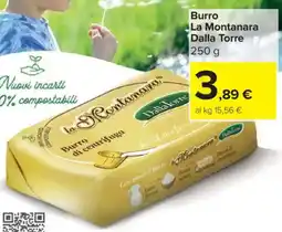 Carrefour Market Burro La Montanara Dalla Torre offerta