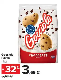 Carrefour Market Gocciole Pavesi offerta