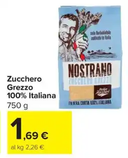 Carrefour Market Zucchero Grezzo 100% Italiana offerta