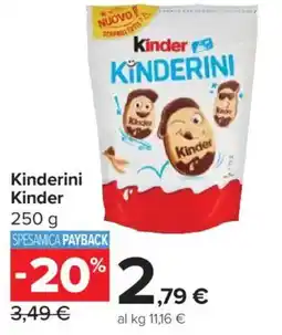 Carrefour Market Kinderini Kinder offerta