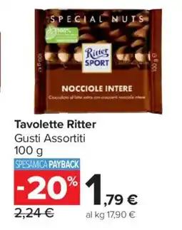 Carrefour Market Tavolette Ritter offerta