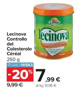 Carrefour Market Lecinova Controllo del Colesterolo Céréal offerta