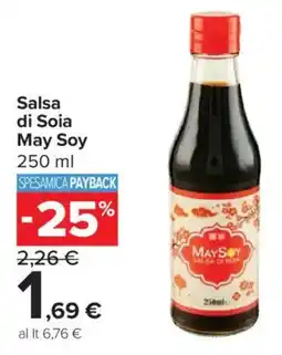 Carrefour Market Salsa di Soia May Soy offerta