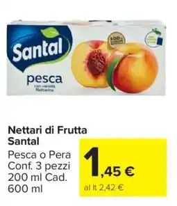 Carrefour Market Nettari di Frutta Santal offerta