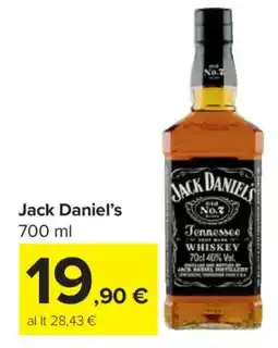 Carrefour Market Jack Daniel's offerta