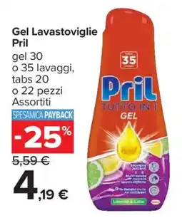 Carrefour Market Gel Lavastoviglie Pril offerta