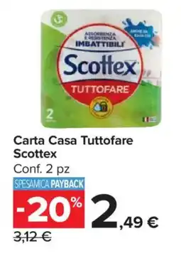 Carrefour Market Carta Casa Tuttofare Scottex offerta