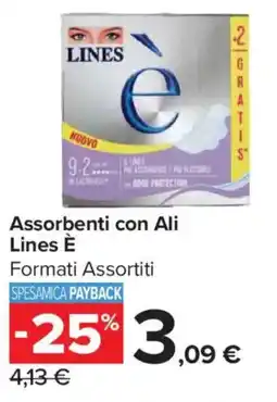 Carrefour Market Assorbenti con Ali Lines È offerta