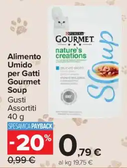 Carrefour Market Alimento Umido per Gatti Gourmet Soup offerta