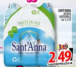Il Genio Supermercato Sant'anna acqua naturale offerta