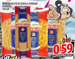 Il Genio Supermercato Divella pasta di semola formati normali offerta