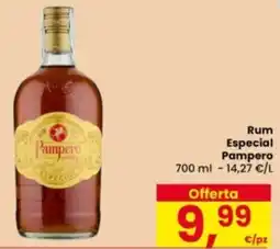Eurospar Rum Especial Pampero offerta