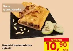 Eurospar Strudel di mele con burro e pinoli offerta
