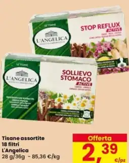 Eurospar Tisane assortite 18 filtri L'Angelica offerta