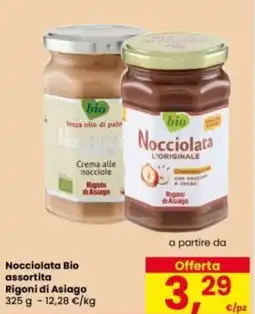 Eurospar Nocciolata Bio Rigoni di Asiago offerta