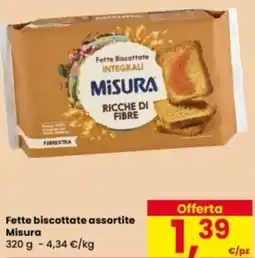 Eurospar Fette biscottate assortite Misura offerta