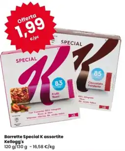 Eurospar Barrette Special K assortite Kellogg's offerta