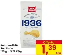 Eurospar Patatine 1936 San Carlo offerta