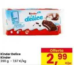 Eurospar Kinder Delice Kinder offerta