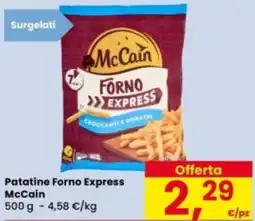 Eurospar Patatine Forno Express McCain offerta