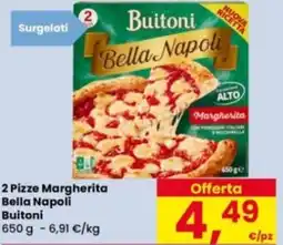 Eurospar 2 Pizze Margherita Bella Napoli Buitoni offerta