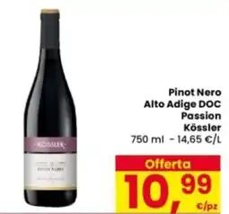 Eurospar Pinot Nero Alto Adige DOC Passion Kössler offerta