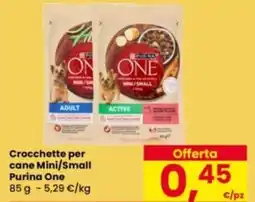 Eurospar Crocchette per cane Mini/Small Purina One offerta