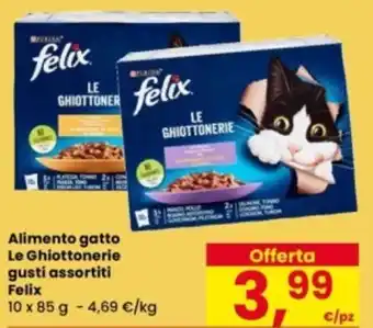 Eurospar Alimento gatto Le Ghiottonerie Felix offerta