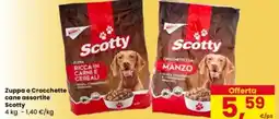 Eurospar Zuppa o Crocchette cane Scotty offerta