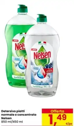 Eurospar Detersivo piatti normale o concentrato Nelsen offerta