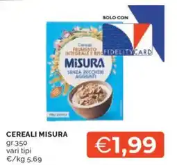 Mercatò Cereali MISURA offerta