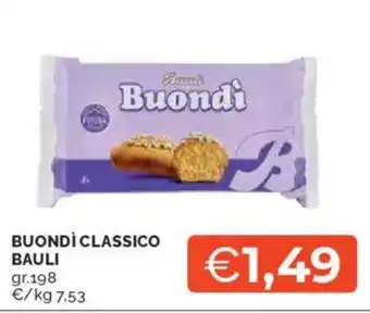 Mercatò Buondì classico BAULI offerta