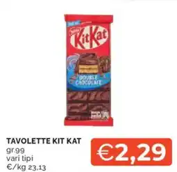 Mercatò Tavolette KIT KAT offerta
