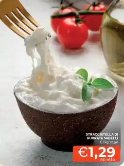 Mercatò Stracciatella di burrata sabelli offerta