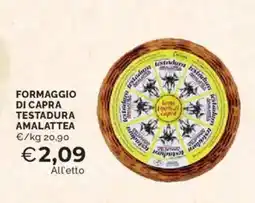 Mercatò Formaggio di capra testadura AMALATTEA offerta
