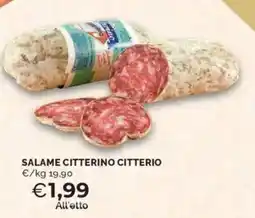 Mercatò Salame citterino CITTERIO offerta