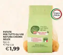 Mercatò Patate per tutti gli usi natura chiama SELEX offerta