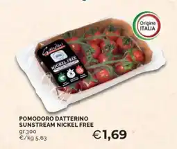 Mercatò Pomodoro datterino sunstream NICKEL FREE offerta